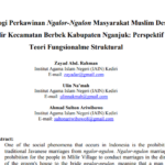 Mitologi Perkawinan Ngalor-Ngulon Masyarakat Muslim Desa Mlilir Kecamatan Berbek Kabupaten Nganjuk