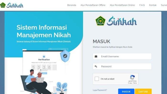 Posisi Penghulu terhadap Aplikasi Simkah Web
